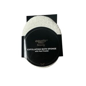 Equate Beauty Exfoliating Bath Sponge Pearl Infused - NWT